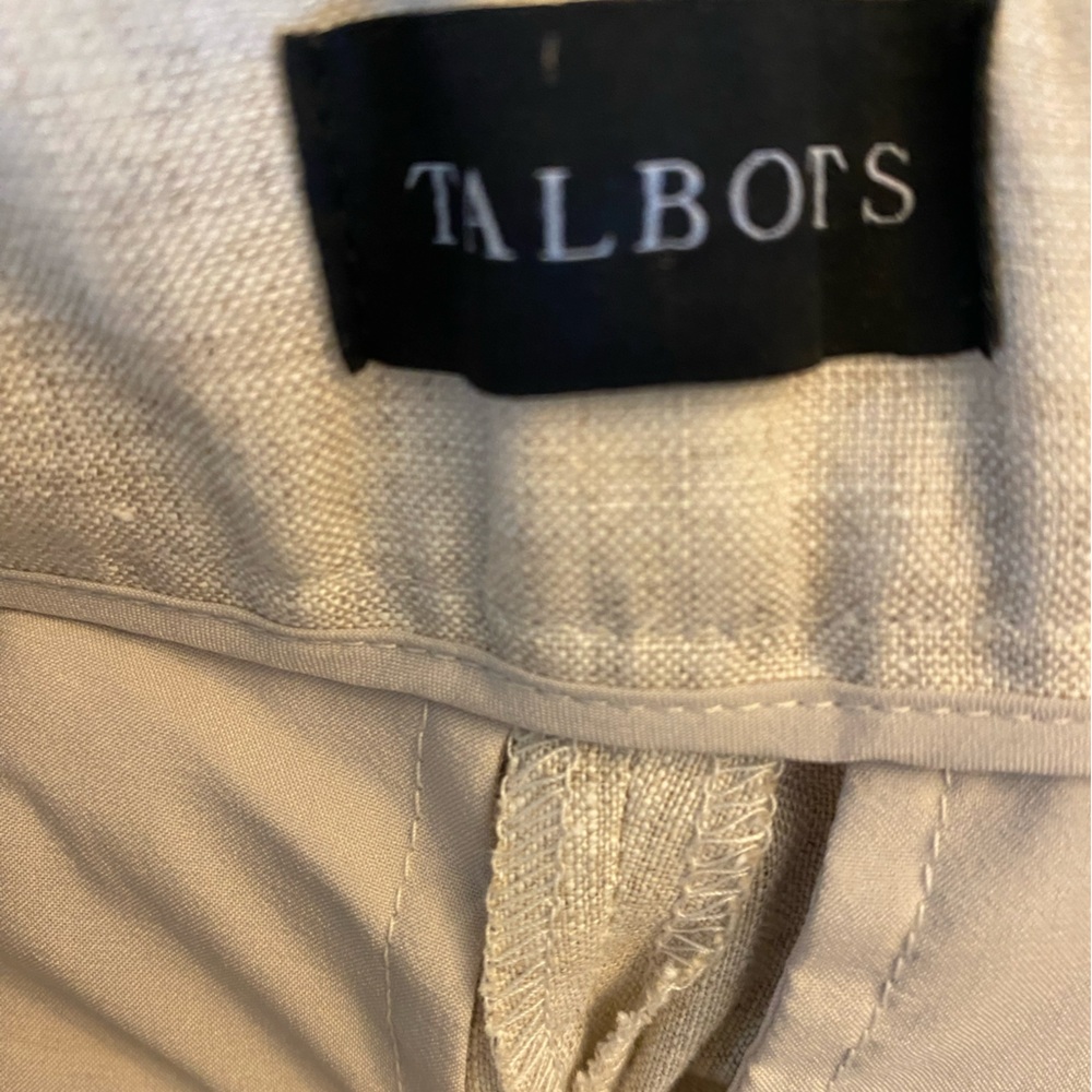 Talbots Bristol Crop Pants Beige Size 6P - Picture 6 of 8